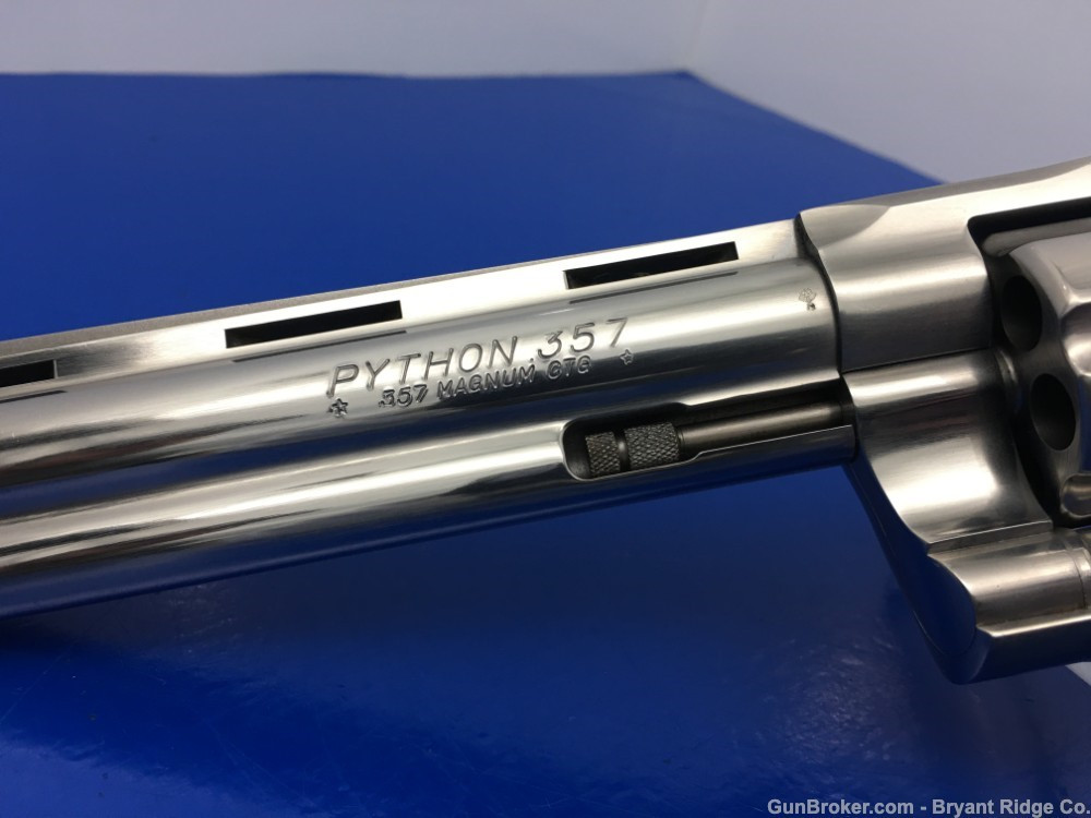 1989 Colt Python .357 Mag Stainless 6