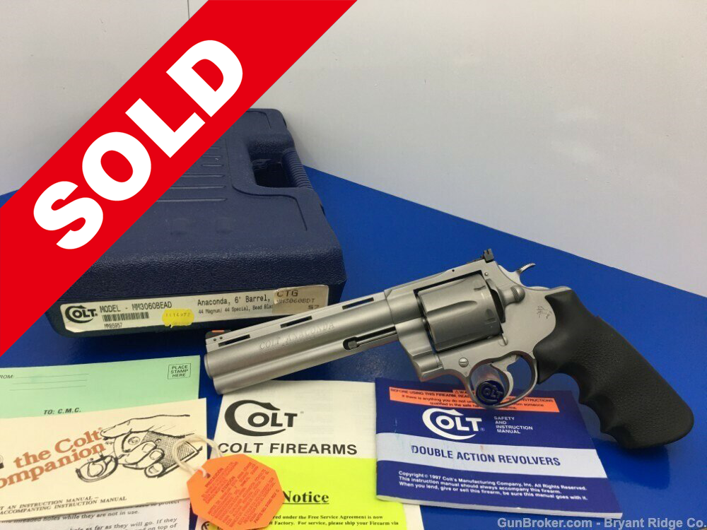 1997 Colt Anaconda .44mag 6