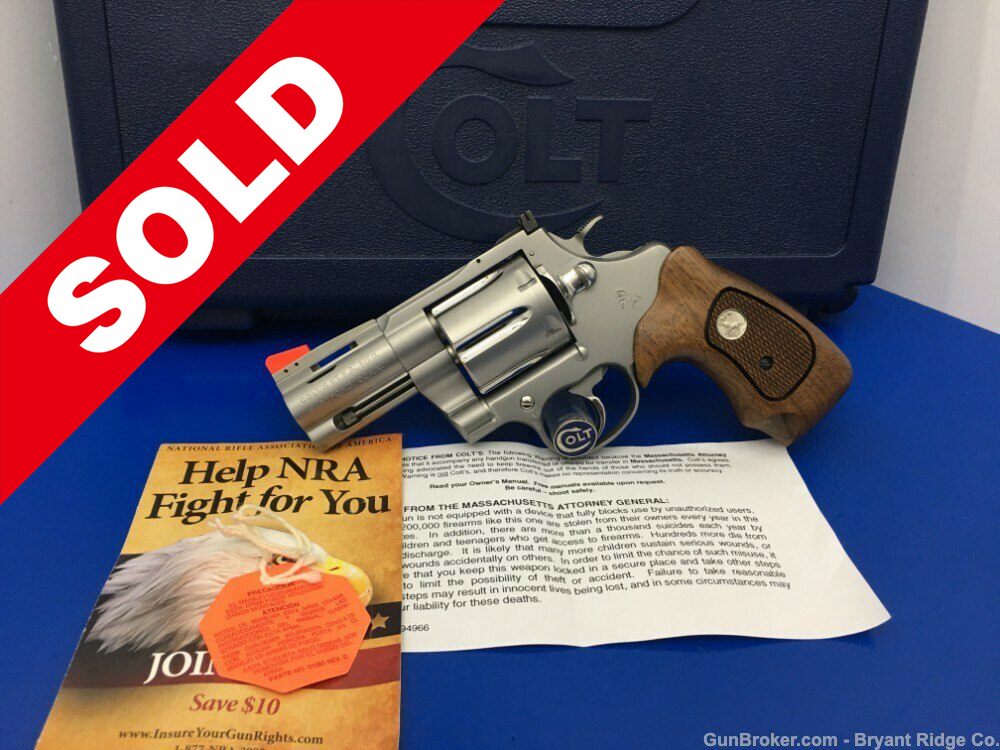 1994 Colt Anaconda .44 Mag Stainess *SUPER RARE 2.5