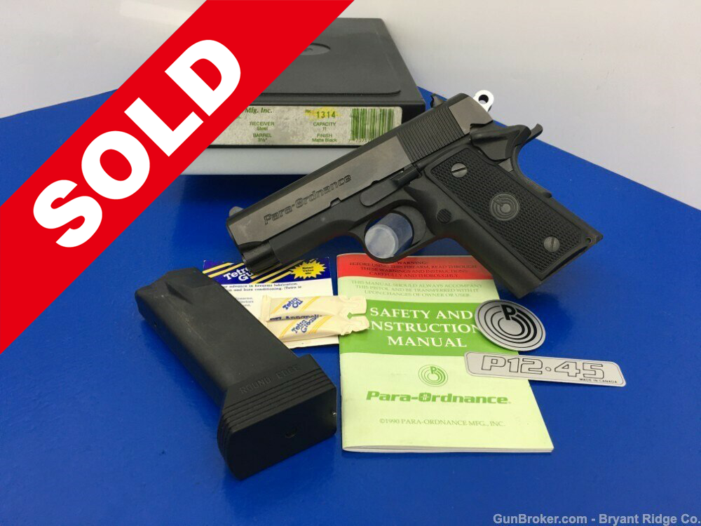 Para-Ordnance P12-45 .45 Acp Black 3.5