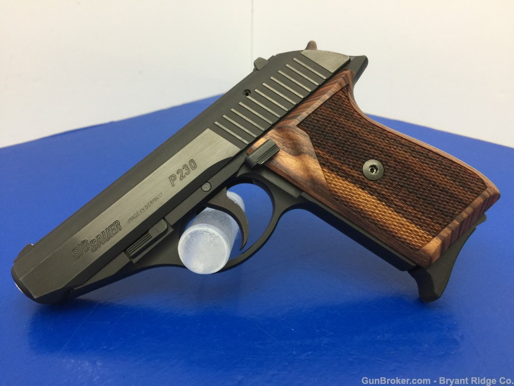 1991 Sig Sauer P230 9mm Kurz Blue 3.6