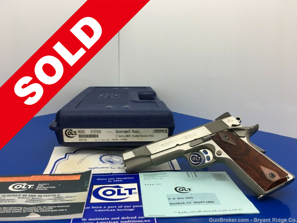2000 Colt Government XS Model O .45 Acp *INCREDIBLE ENHANCED MODEL