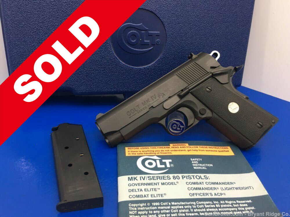 1993 Colt MKIV Lightweight Officers Acp .45 Acp *GREAT SERIES 80