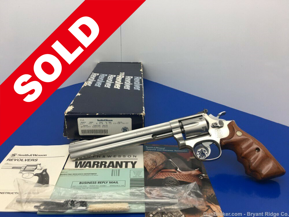Smith & Wesson 617 NO DASH .22 LR Stainless *DESIRABLE 8 3/8