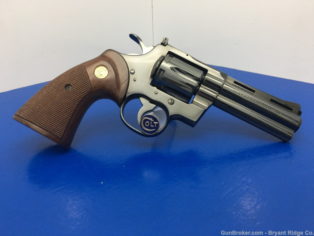 1978 Colt Python .357 MAG Blue 4" *AWESOME COLT SNAKE!* - Bryant Ridge
