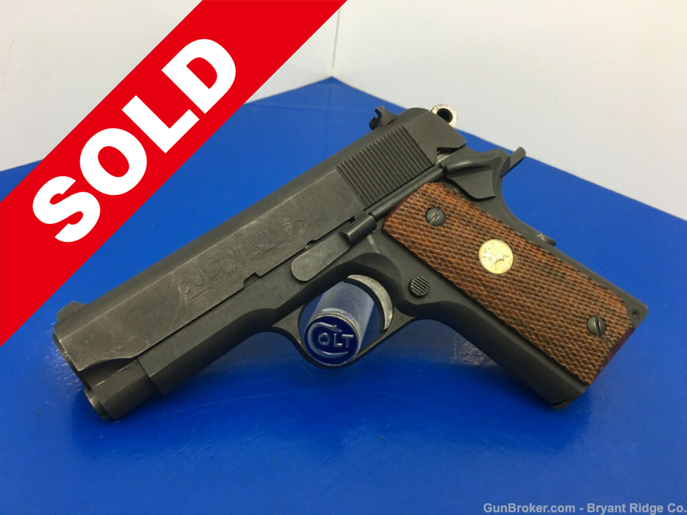 1986 Colt MKIV Officers ACP .45 Acp Matte Blue *SERIES 80 MODEL