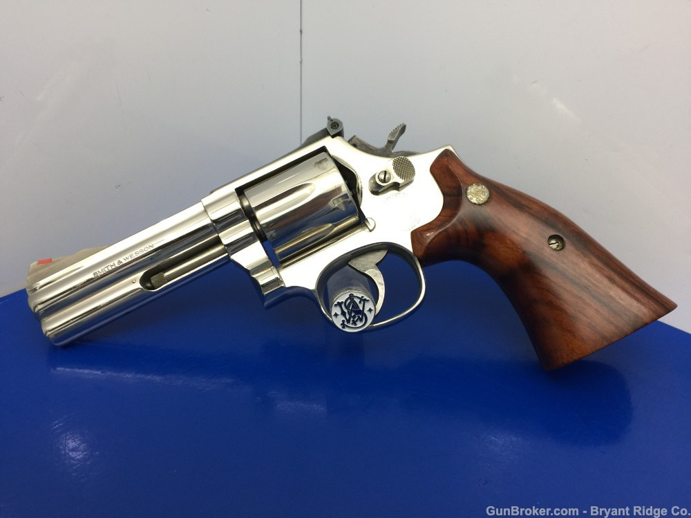 SOLD*1984 Smith Wesson 586 .357 Mag Nickel 4
