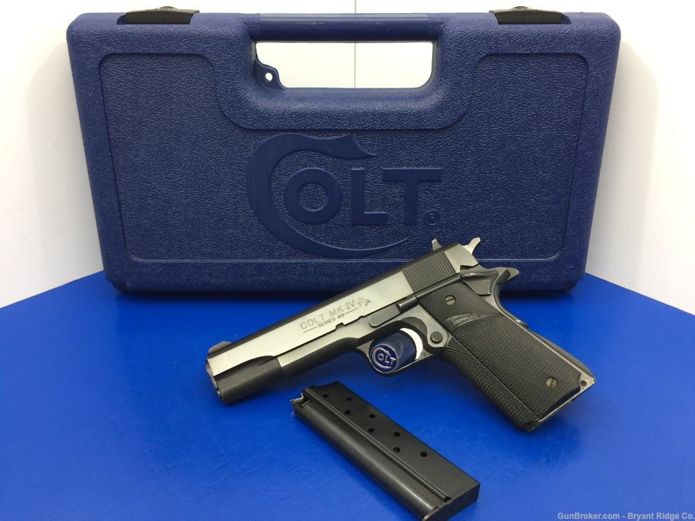 SOLD* 1985 Colt Government MKIV Series 80 Blue 5