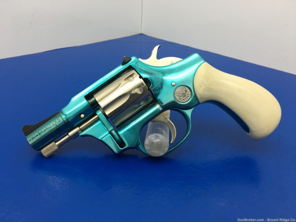 SOLD* Hi Standard Sentinel R101 .22 Lr Turquoise *RARE PASTEL