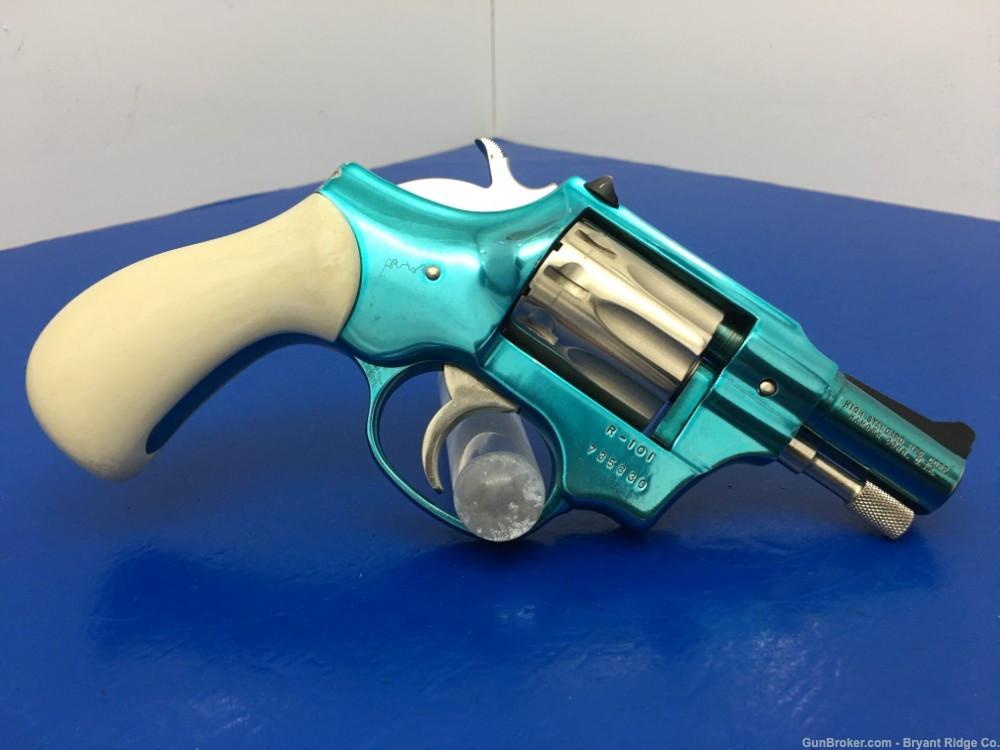 SOLD* Hi Standard Sentinel R101 .22 Lr Turquoise *RARE PASTEL