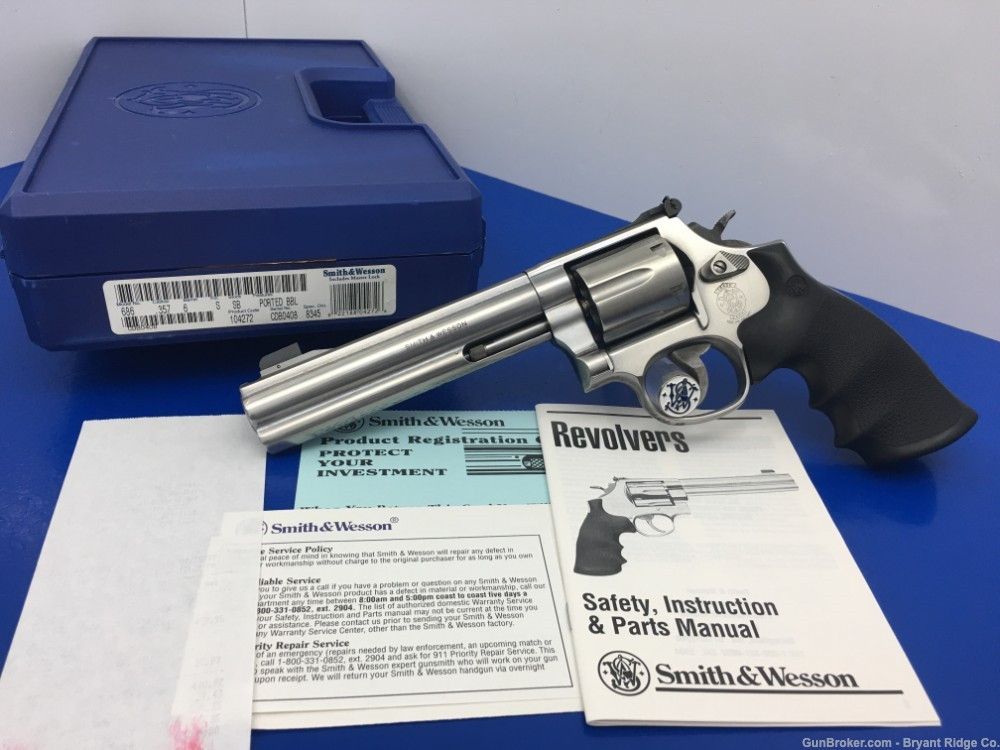 *SOLD* 1998 Smith Wesson 686-5 .357 Mag Stainless 6