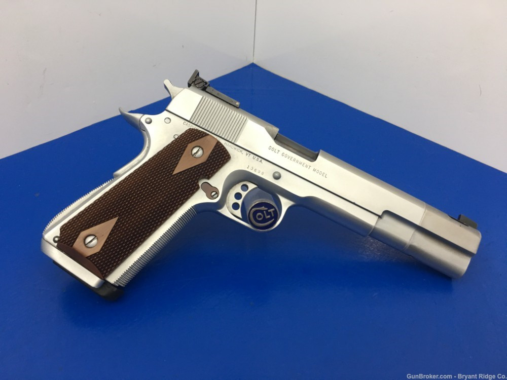 SOLD* Colt Government MKIV Series 80 45 Acp Stainless *RARE