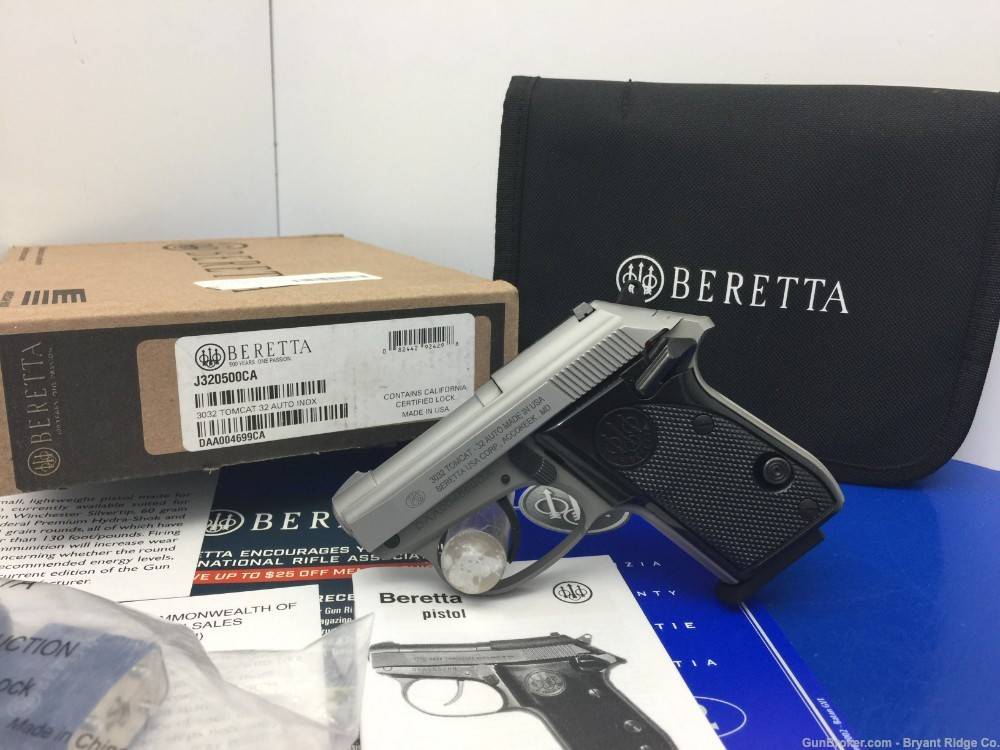 スーパーハニカムグレース（ミドル） SOLD* Beretta 3032 Tomcat Inox .32 Acp Stainless *EXCELLENT