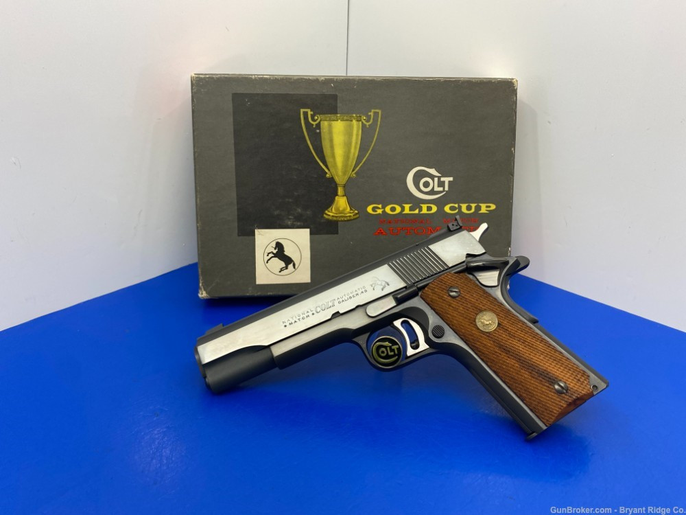 SOLD* 1969 Colt Gold Cup National Match 45acp Blue 5