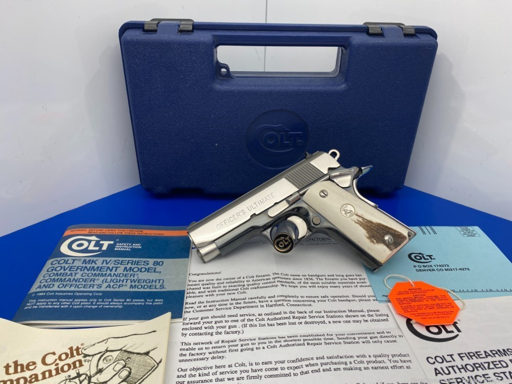 中古 美品 R.E.G. O-K ALL STAINLESS 45 COLT Series 70 Competition 45 ACP 5