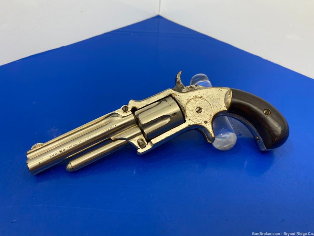 りんりん SOLD* 1875 JM Marlin No. 82 Standard .32 Rimfire Nickel *ANTIQUE