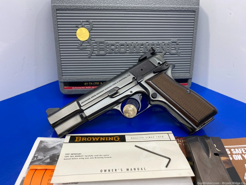 SOLD* 2003 Browning Hi Power .40 S&W Blue 4.7