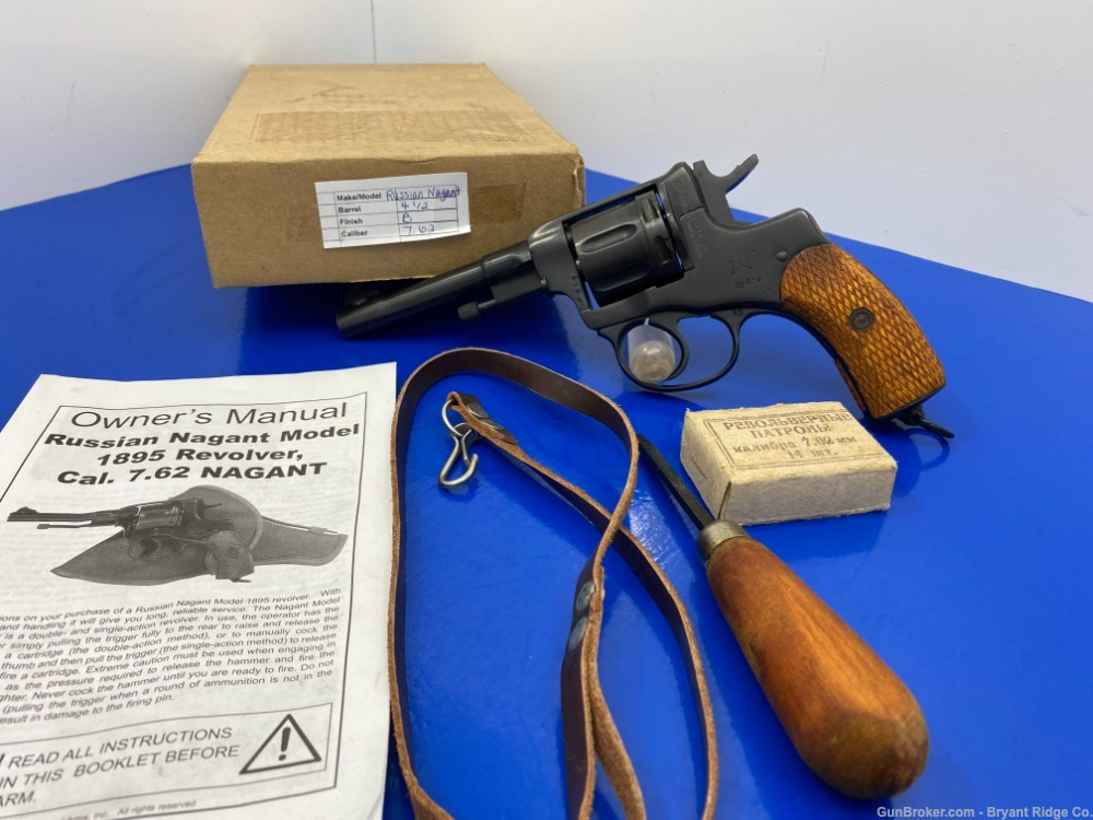 SOLD* Russian Nagant M1895 7.62x39mmR Blue 4.5