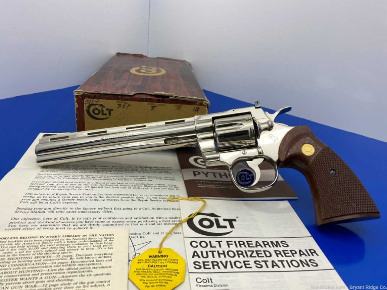 *SOLD* 1980 Colt Python .357 Mag *RARE NICKEL 8