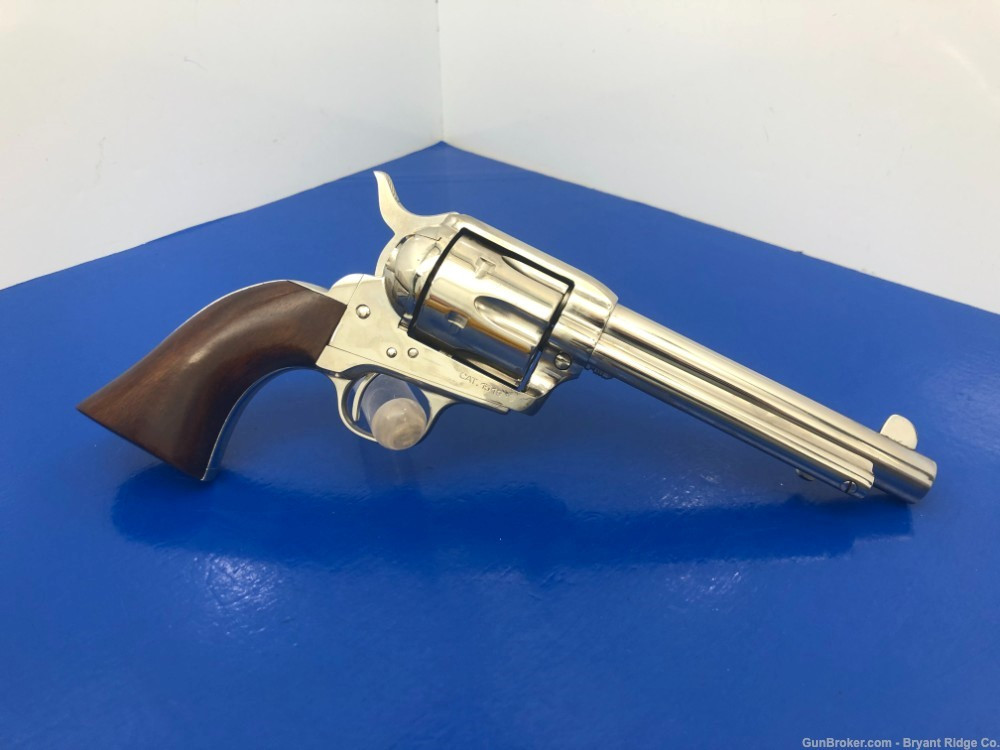 SOLD* Mitchell Arms Single Action Army .45 Long Colt Nickel 5 1/2