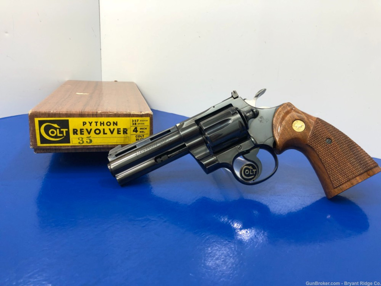 *SOLD* 1964 Colt Python .357 Mag Blue 4