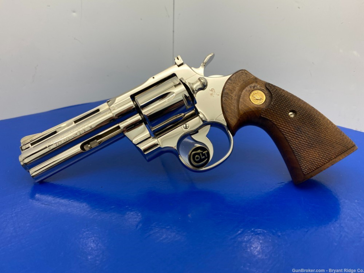*SOLD* 1968 Colt Python *RARE NICKEL MODEL* 4