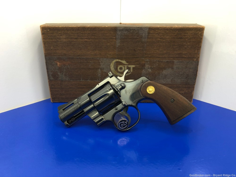 *SOLD* 1978 Colt Python .357 Mag Blue 2 1/2" *ULTRA SCARCE 2.5" BARREL ...