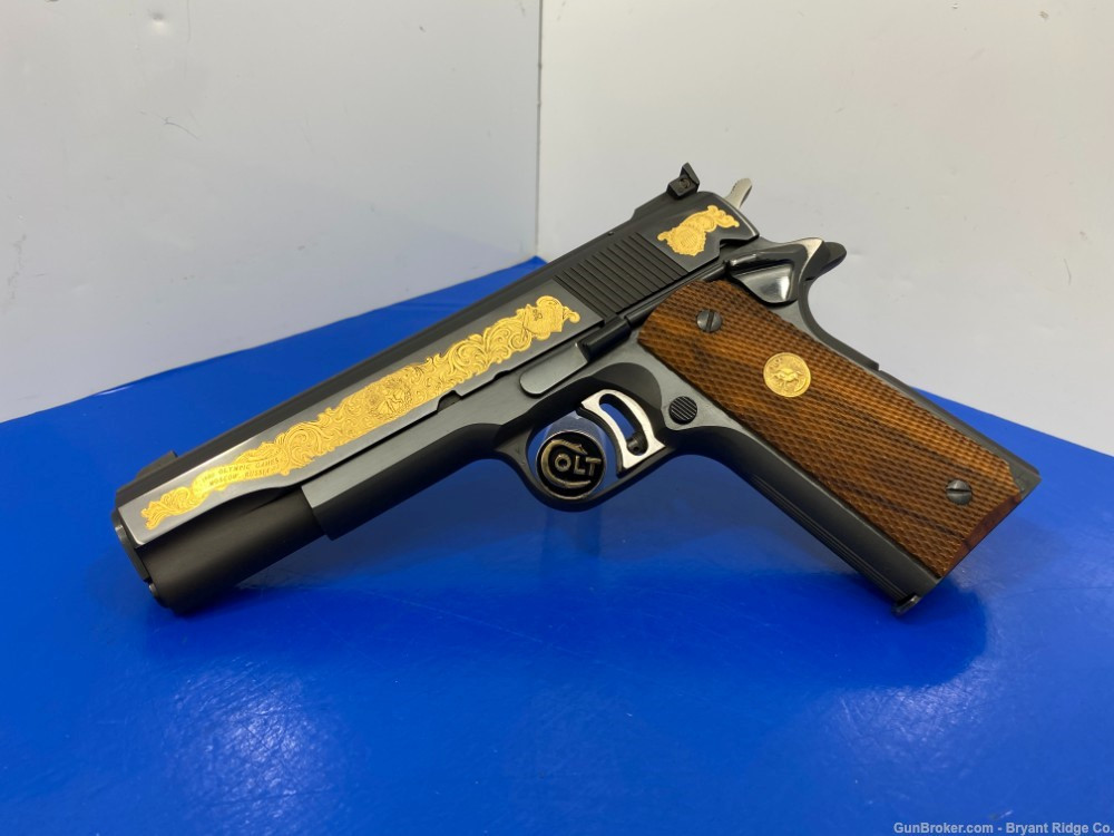 SOLD* 1980 Colt Series 70 Gold Cup .45 ACP Blue 5