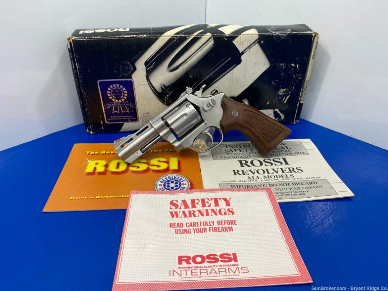 Rossi M85 Revolver, .38 Special, 3 Barrel, Stainless Steel4781 - Centerfire  Systems