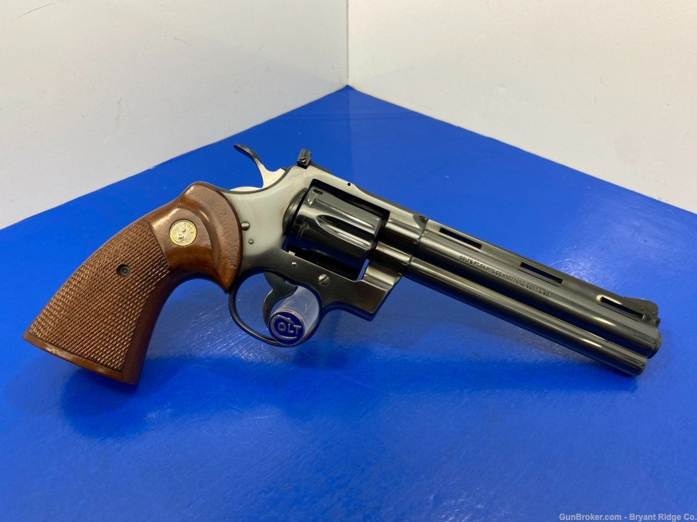 SOLD* 1977 Colt Python .357 Magnum Blue 6