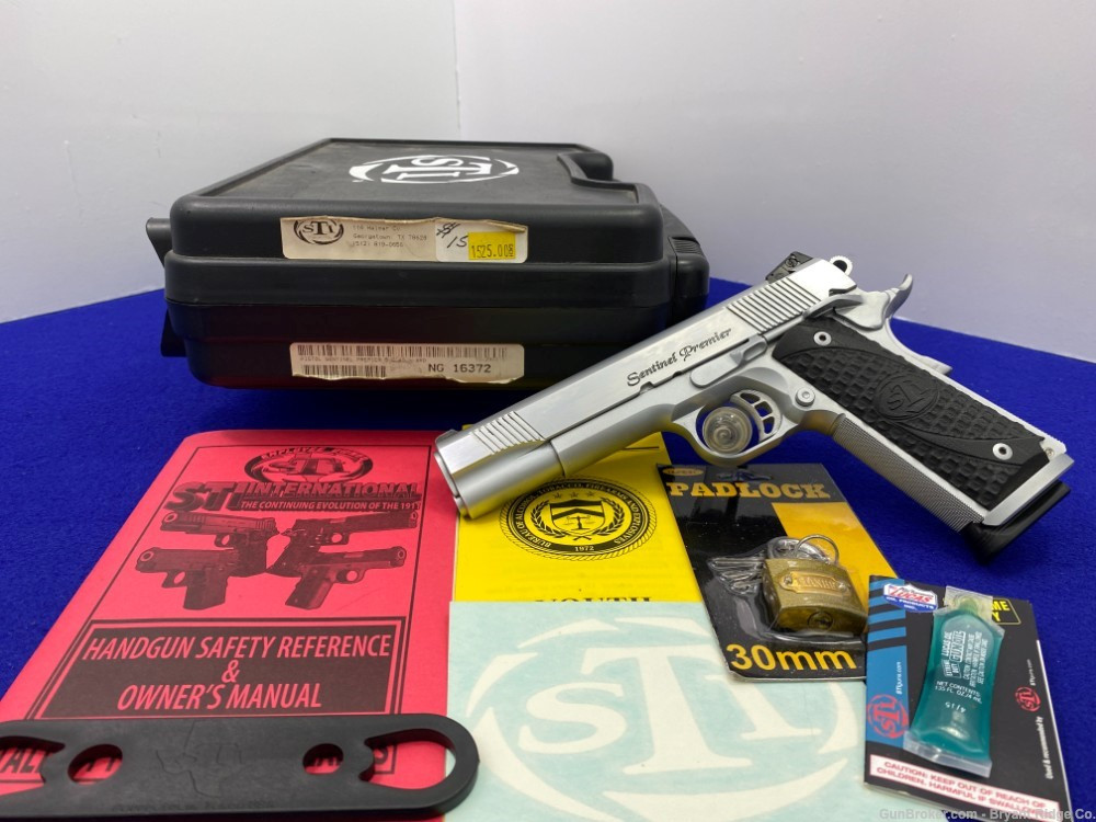 *SOLD* STI Sentinel Premier .45 ACP Stainless 5