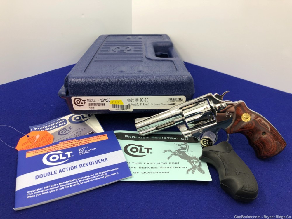 SOLD* 1998 Colt DS-II .38 Spl Stainless 3