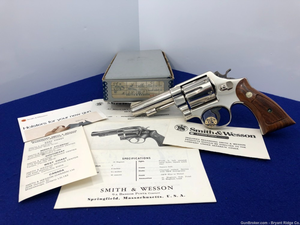 SOLD* Smith Wesson 58 .41 Mag 4