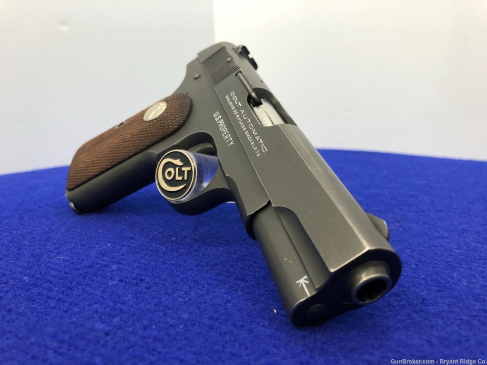 SOLD* 1944 Colt Automatic .32 ACP Blue 4
