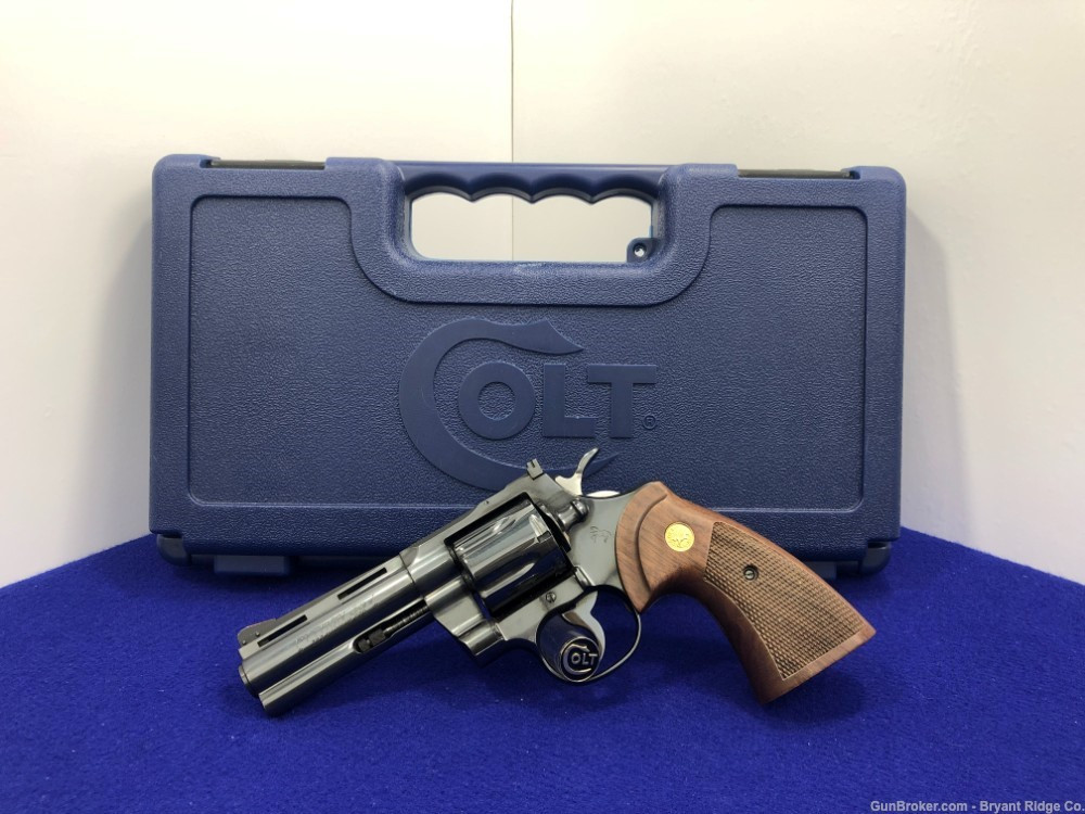 *SOLD* 1969 Colt Python .357 Mag Royal Blue 4" *BEAUTIFUL COLT SNAKE ...