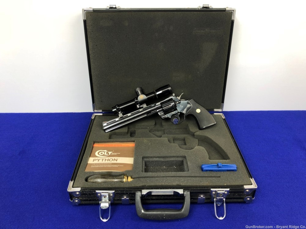 COLT PYTHON 357 Magnum モデルガン 1983 Colt Python Silhouette .357 Mag Blue 8