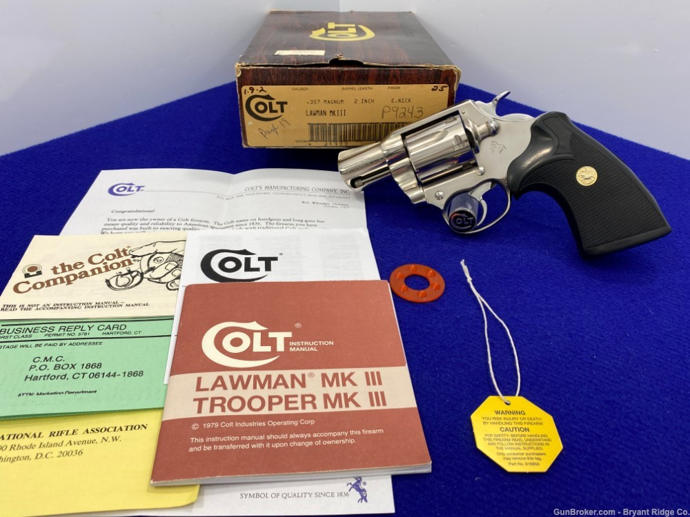 SOLD* Colt Lawman MKIII .357 Mag 2