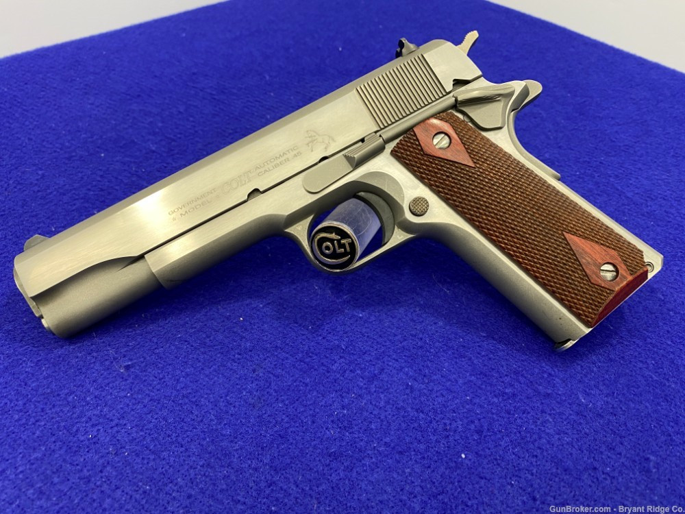SOLD* Colt Series 70 Government .45 ACP Stainless 5