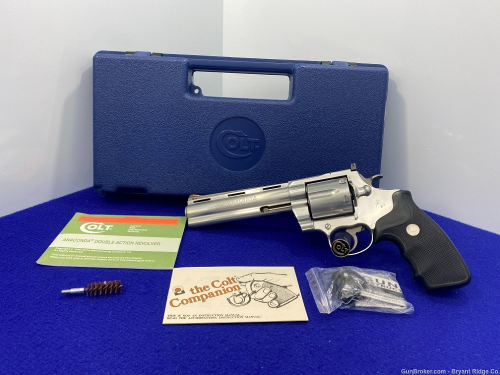 WA/コルト45 COVENMENT 80 BLOW BACK MODEL SOLD* 1993 Colt Anaconda .45 Colt Stainless *ULTRA RARE .45colt