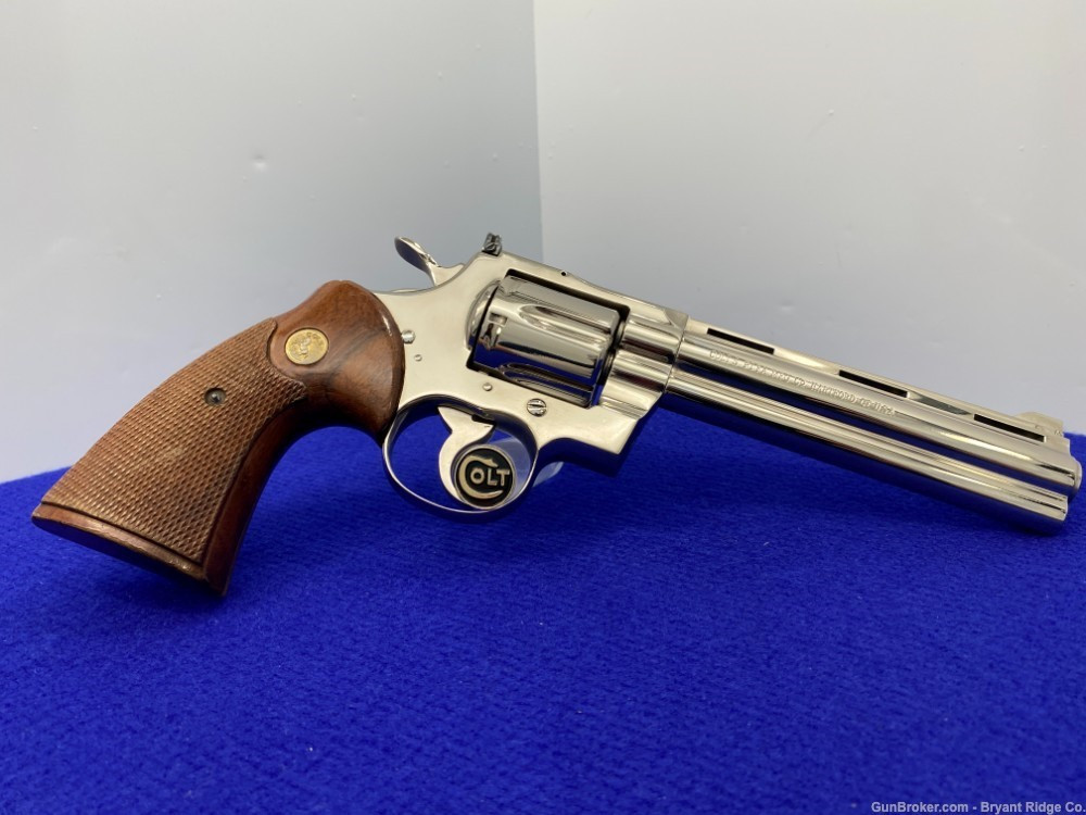 【未使用】COLT PYTHON R-model 6インチ ステンレスモデル SOLD* 1962 Colt Python .357 Mag 6