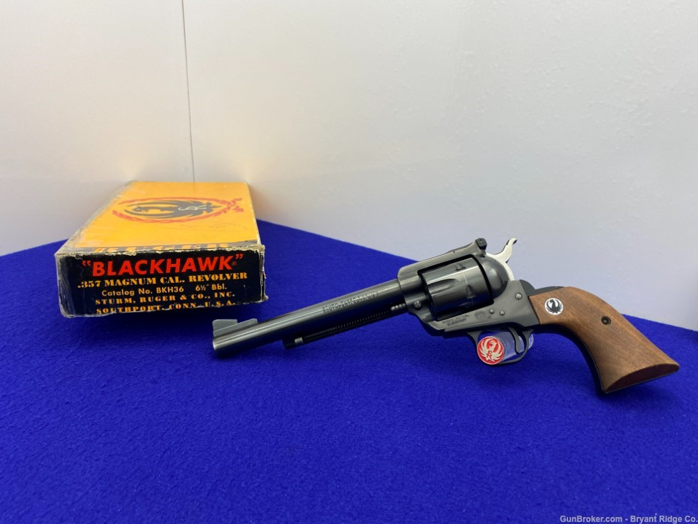SOLD* 1971 Ruger Blackhawk .357 Mag Blue 6.5
