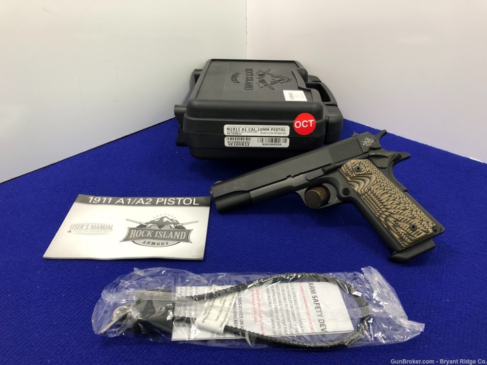 *SOLD* 2021 Rock Island Armory M1911A1 GI 10mm Park 5" *LIPSEY'S