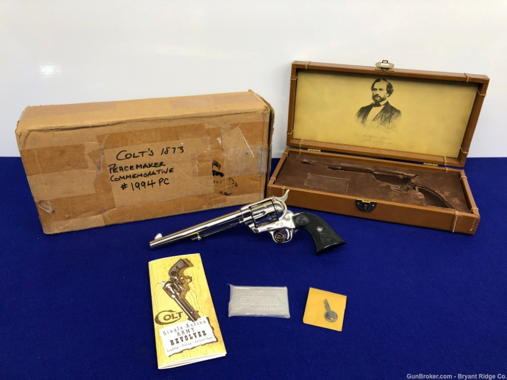 SOLD* 1973 Colt Frontier Six Shooter .44-40 Nickel *PEACEMAKER