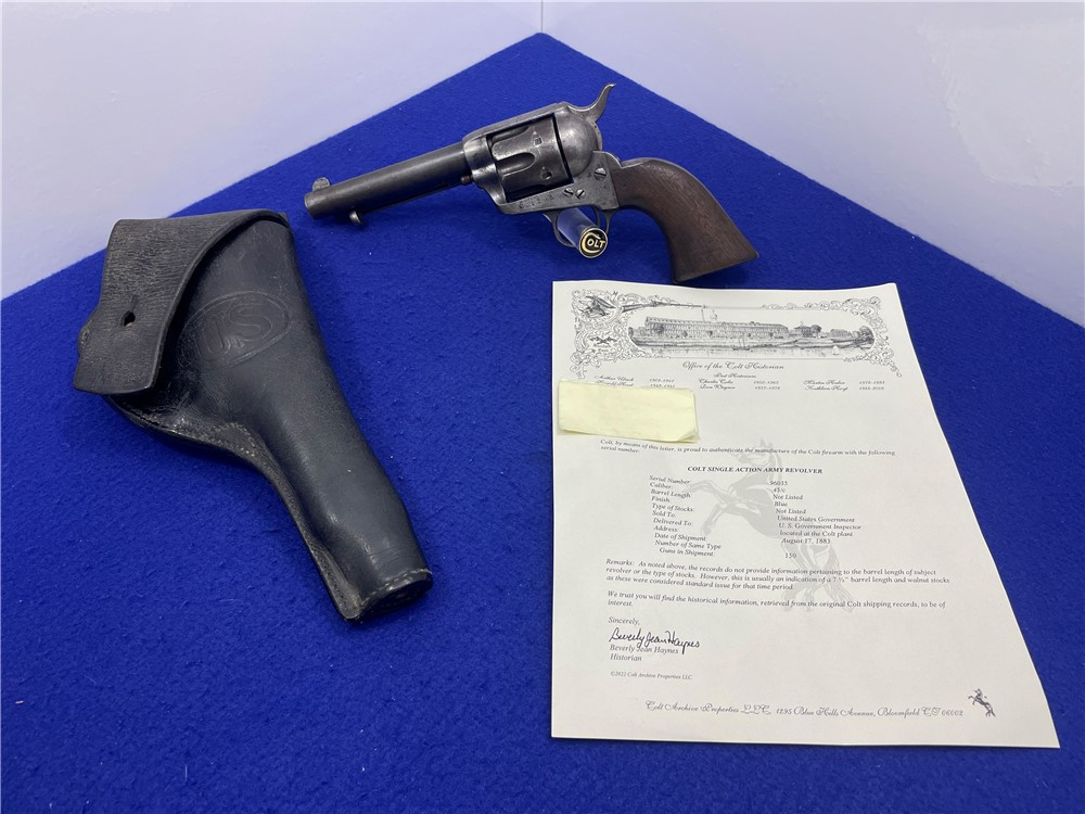 1883 Colt Single Action Army US Marked .45colt *COLT U.S. CALVALRY