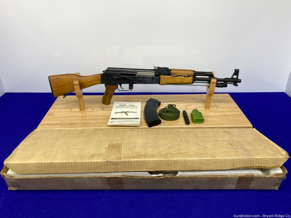SOLD* Poly-Tech AKS-762 7.62x39 Blue 16 1/4
