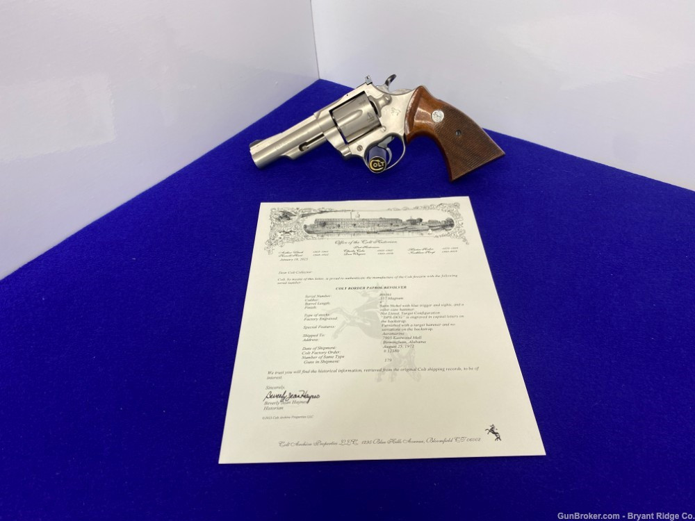 SOLD* 1972 Colt Border Patrol *SATIN NICKEL* 4
