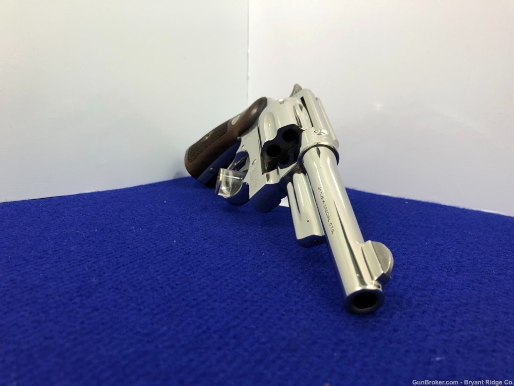 SOLD* 1955 Smith Wesson 38-44 Heavy Duty .38 Sp. Nickel 5