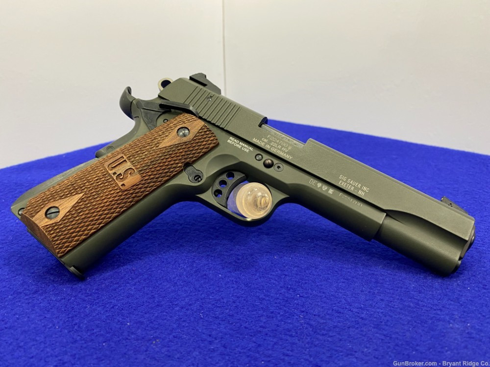 SOLD* Sig Sauer 1911-22 .22 LR Olive Drab *HOGUE CUSTOM ROSEWOOD