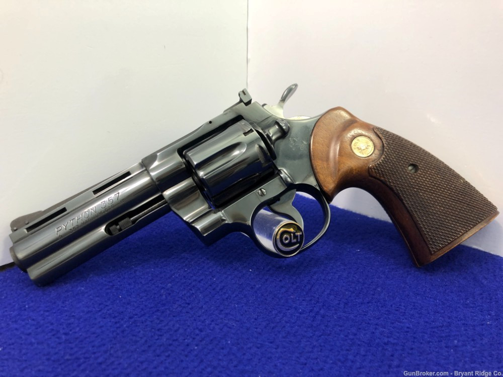 *SOLD* 1970 Colt Python .357 Mag Blue 4