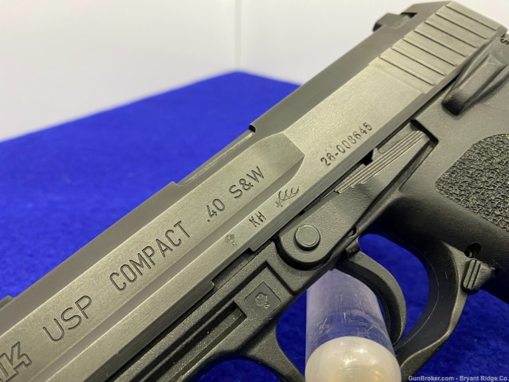 SOLD* 1997 H&K USP Compact .40 S&W Blue 3.58